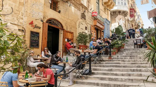 Treppe in Malta