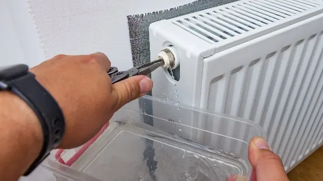 Bleeding a radiator
