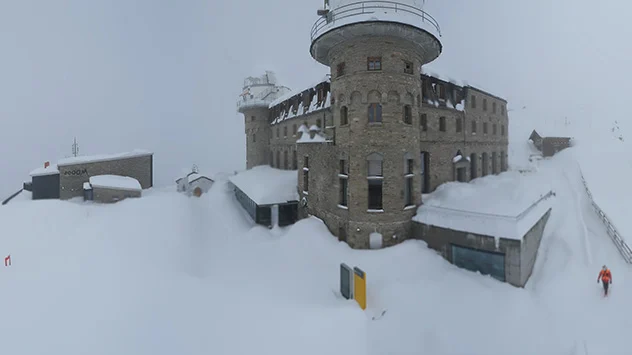Am Gornergrat (2953 m) schneite es in den vergangenen 24 Stunden fast 60 Zentimeter.