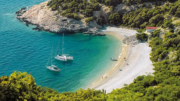 Strand von Lubenice auf Cres