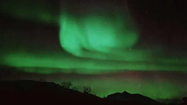 Las auroras dejaron imágenes espectaculares en Noruega. 