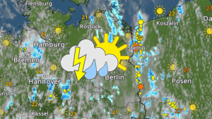 WetterRadar für den Osten Deutschlands