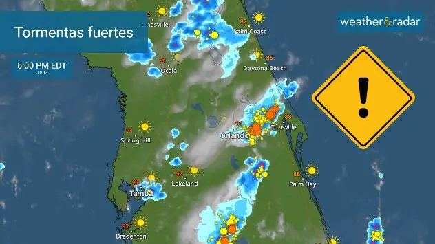 El Radar del Tiempo ofrece una capa para ver donde están los rayos. Es interactivo y puede ver hasta 4 días a futuro, gratis. 