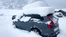 Las nevadas han sido abundantes en los Alpes durante los últimos días. 