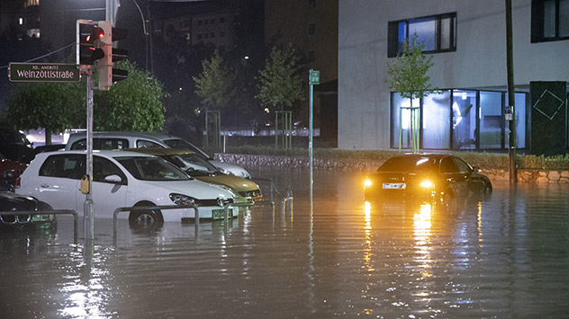 Über 150 Liter Regen In Graz - Regenfluten Und Hagel In Der Steiermark