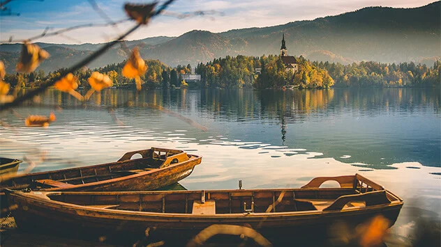 Herbststimmung am Bleder See