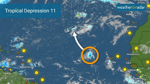 Tropical Depression 11 Storm will stay in open Atlantic Weather News