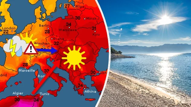 Zapad Europe u znaku nevremena, na Balkanu većinom sunčano i vruće