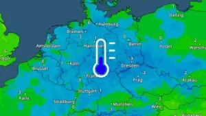 TemperaturRadar: Es gibt in den frühen Morgenstunden verbreitet Frost in Deutschland.