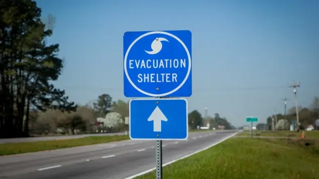 Evacuation route for hurricane season