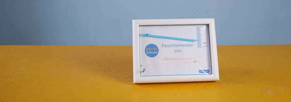 Feuchtigkeitsmesser mit einem Haar selber bauen.