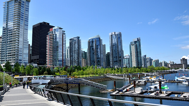 Promenade am Wasser von Vancouver
