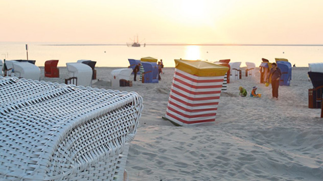 Strand mit Dünen auf Juist