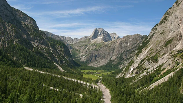 Blick über die Berge am Achensee