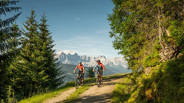 Mountainbiker in der Salzburger Sportwelt