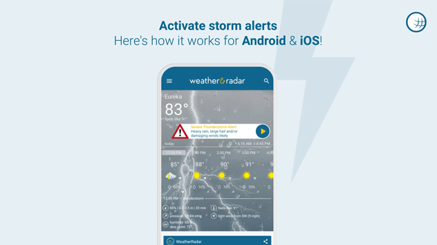 how to turn on weather alerts