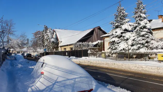 Zăpadă la Iași, 21 ianuarie 2024