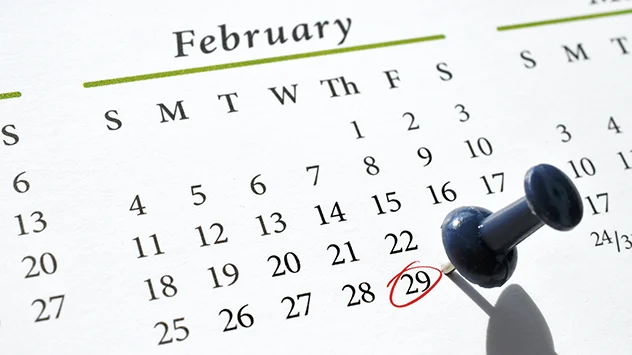In diesem Jahr gibt es den 29. Februar, weil 2024 ein Schaltjahr ist.