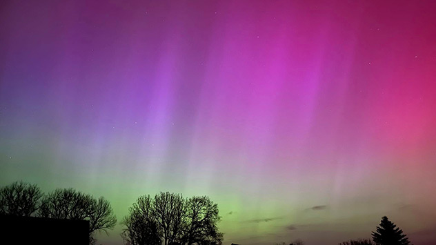 Polarlichter über Thüringen