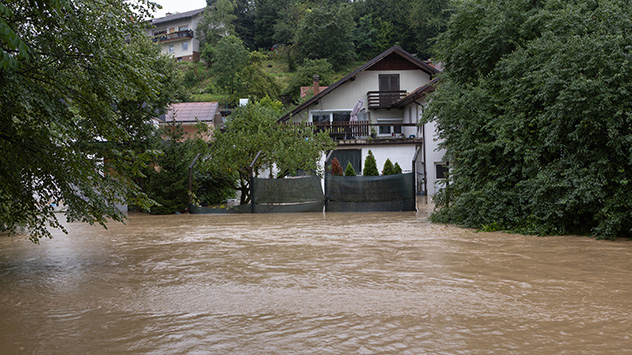 Hochwasser Slowenien