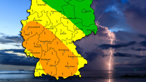 WetterRadar zeigt Schauer und Gewitter am Donnerstag