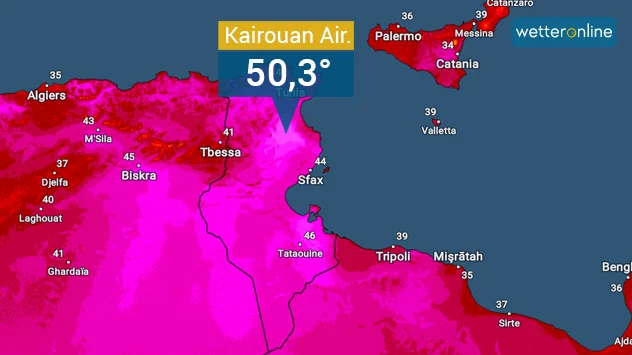 Neuer Hitzerekord Tunesien