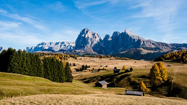 Herbstliche Berglandschaft