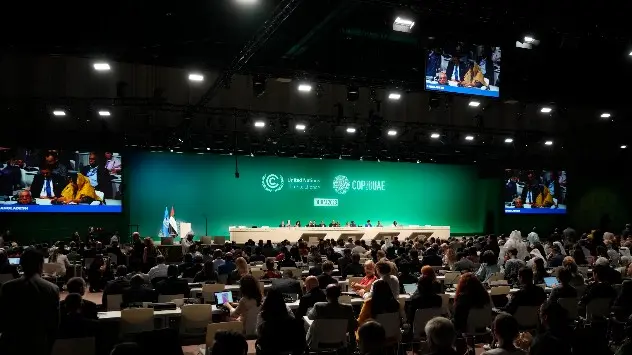 People attend the opening session at the COP28 UN Climate Summit, Thursday 30th November 2023.