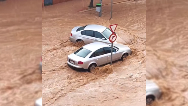 Las inundaciones fueron frecuentes en zonas del Mediterráneo. 