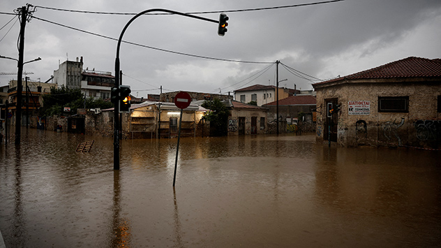 Unwetter Griechenland