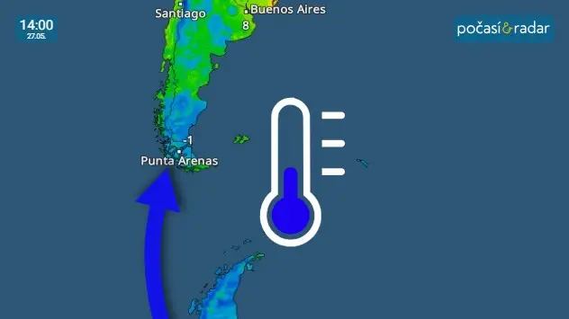 Na samotný jih Jižní Ameriky často proniká studený vzduch přímo z Antarktidy - nejchladnějšího kontinentu světa.