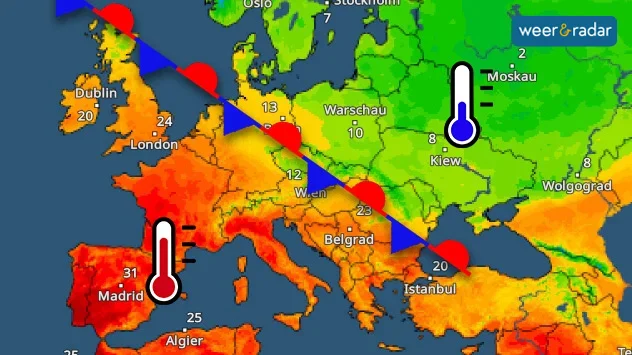 Temperatuurradar: Grote Weercontrasten In Europa