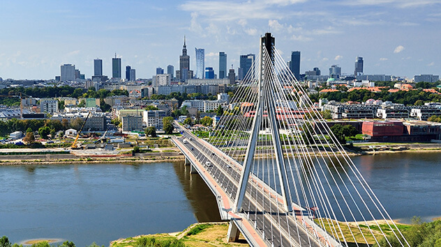 Heilig-Kreuz-Brücke in Warschau