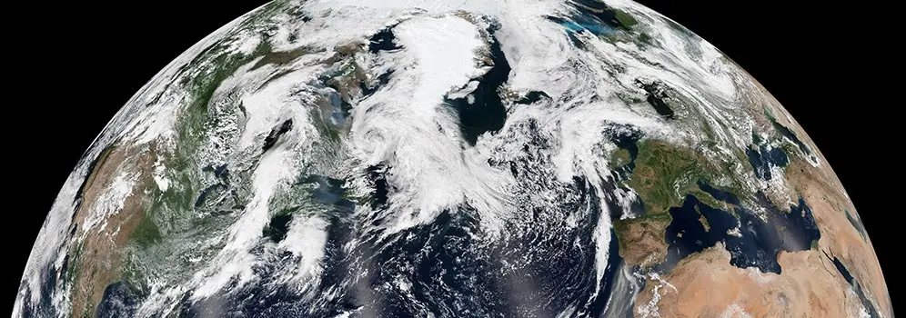 Satellitenbild Wolken im Satellitenbild