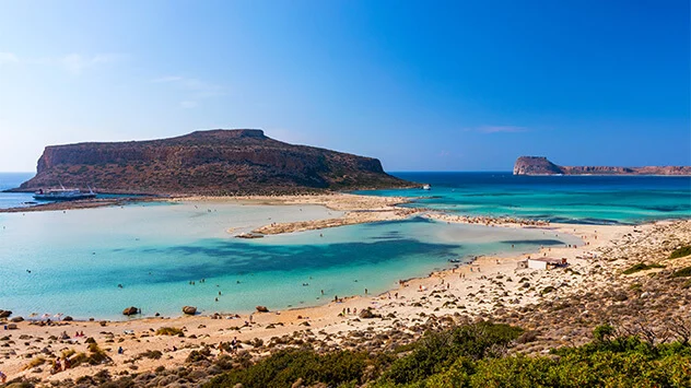 Blick über die Lagune von Balos