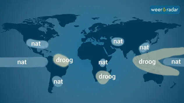 De globale  invloed van El Niño.