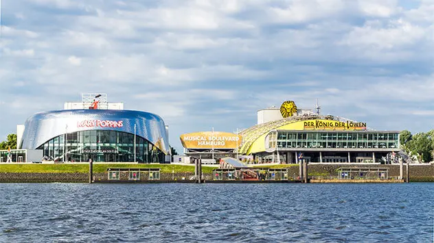 Musicalspielstätten von König der Löewn und Mary Poppins in Hamburg