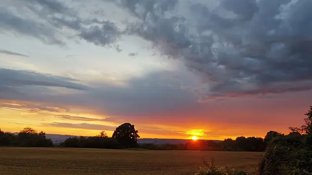Bild: Christine Hurth Abendrot Bauernregel