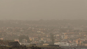 Saharastaub trübt den Himmel über Süditalien