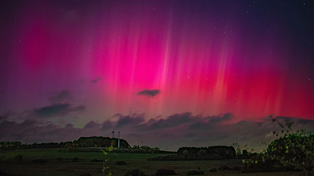 Polarlicht über Westerwald