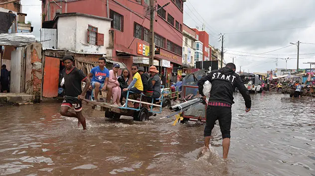 © dpa Madagaskar Tropensturm Überschwemmungen