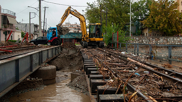 Unwetter Griechenland