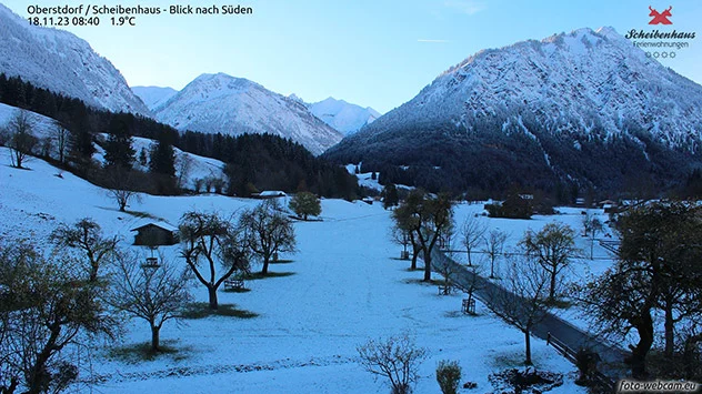 Oberstdorf Schnee Webcam