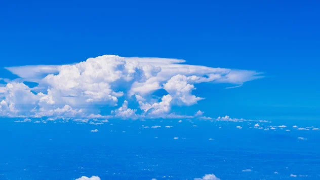 Große Gewitterwolke mit Ambossform