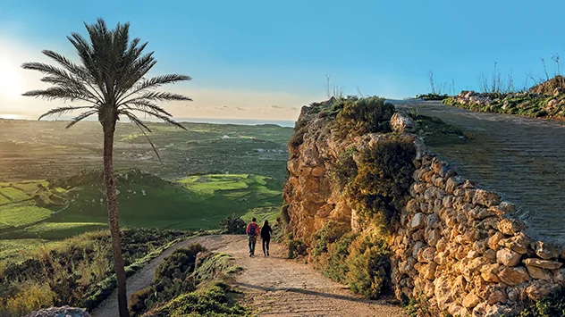 Wanderweg auf Gozo