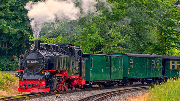 Alte Dampfbahn auf Rügen