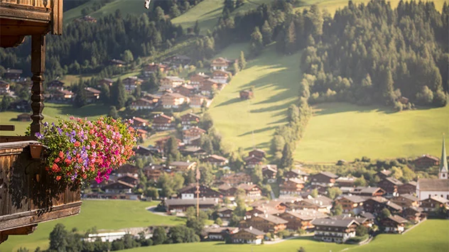 Blick auf das Dorf