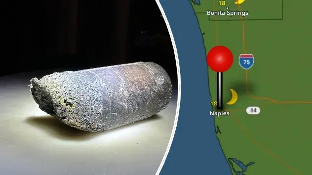 Un vecino de Florida sufrió el impacto de basura espacial. 