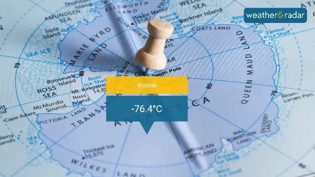 Cold temperature record on Antarctica