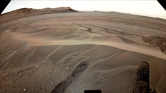 The surface of Mars taken by the Mars Rover on December 14th 2022.